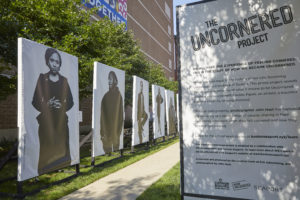 Large-scale portrait installation 