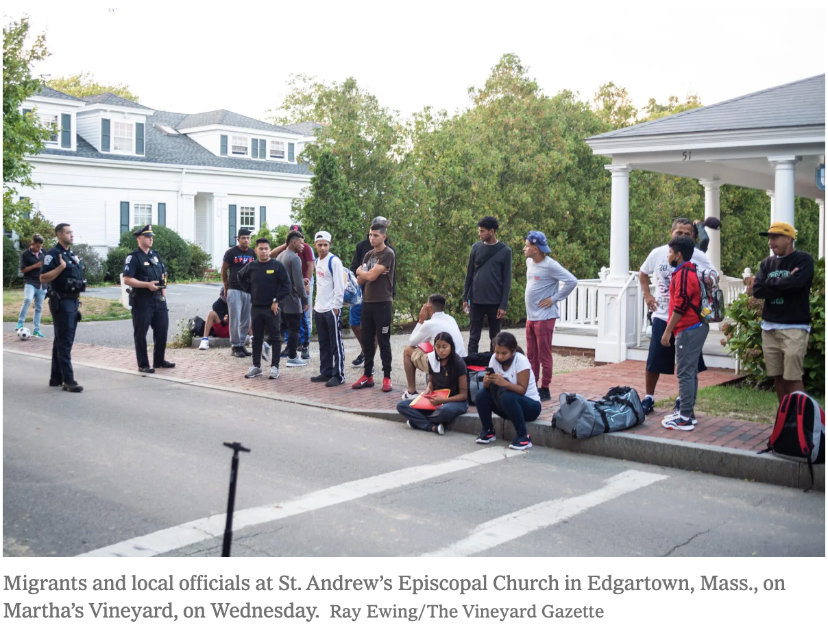 Political Stunt or Justified Action? What we can learn from Polarized Reporting of the Migrants Landing in Martha’s Vineyard