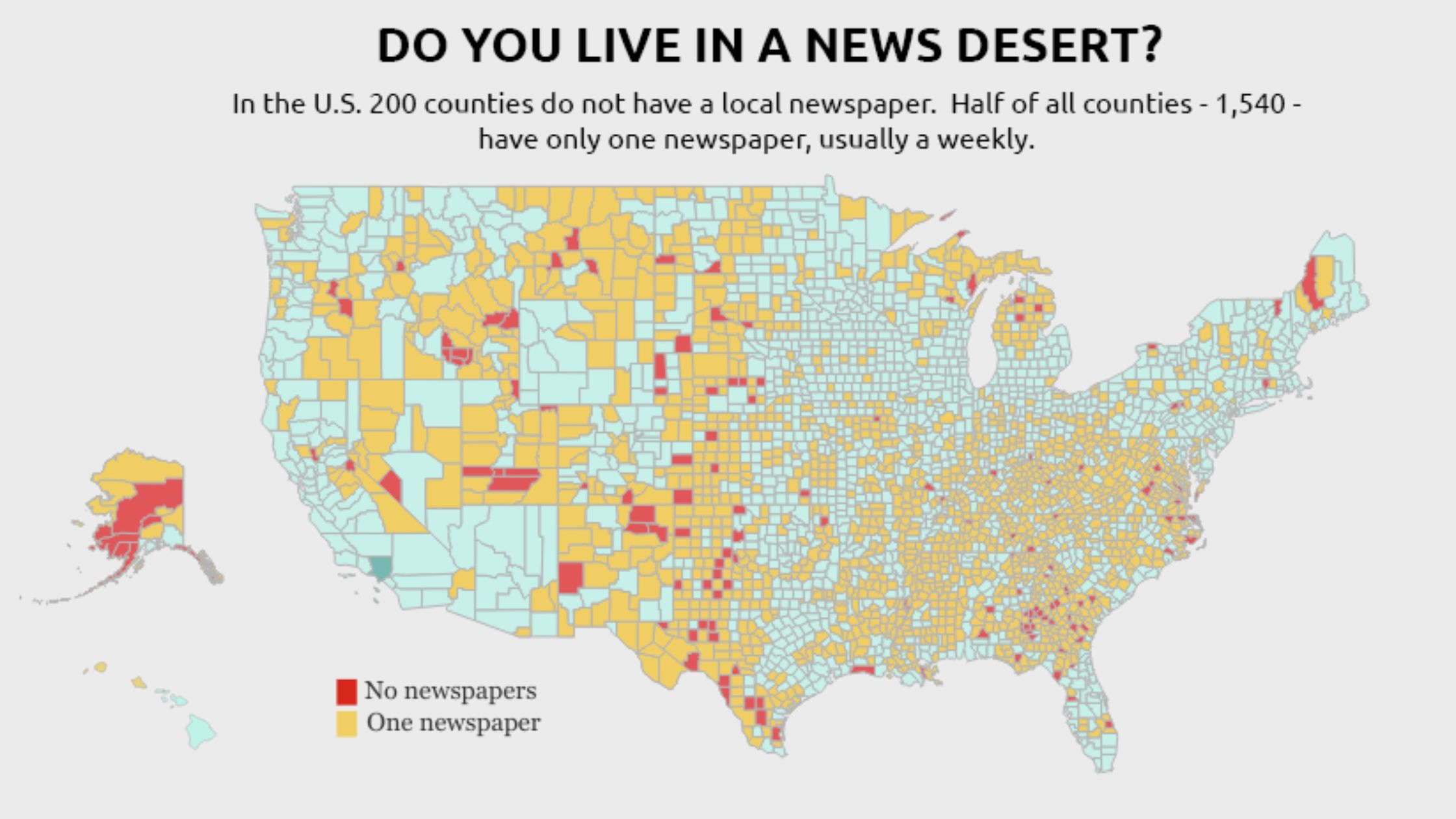 Oasis or mirage? Searching for hope in the media desert.